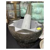 Stone Mortar and Pestle