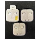 (3) Apple Earbuds