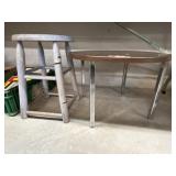End Table with Stool