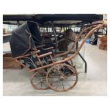 Bent Wood Doll Stroller