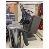 Film Projector, Coffee Pot