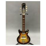 Vintage Japan Deluxe Tin Litho Toy Guitar