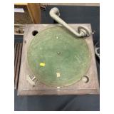 Vtg. Columbia Portable Gramophone Record Player