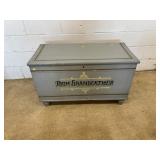 19th Century Painted Blanket Chest "From Grandfath
