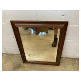 Walnut Framed Mirror