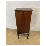 Simulated Wood Jewelry Armoire