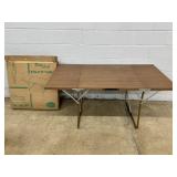 Wallace Metal Folding Table
