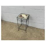 Metal Plant Stand w/ Butterfly Top Decoration