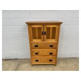 Tall Chest of Drawers w/ 3 Upper Doors