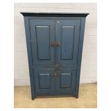 Country Style Painted 4 Door Cupboard