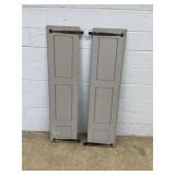 Pair of Wooden House Shutters