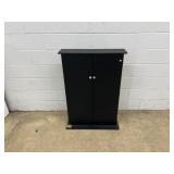 Wooden 2 Door Modern CD/DVD Cabinet