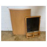Chalkboard & Pegboard