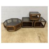 4 Mid Century Coffee End Table Set