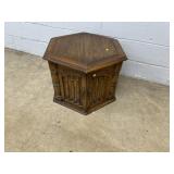 Hexagon 2 Door End Table