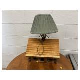 Log Cabin Style Table Lamp
