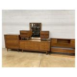 5 Piece Mid Century Bedroom Suite