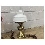 2 Various Table Lamps w/ Brass Bases