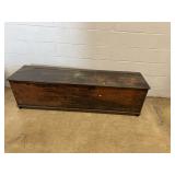 Antique Wood Box w/ Divided Interior