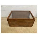 Glass Top Display Coffee Table