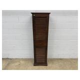 Tall Wood Storage Cabinet