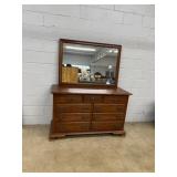 Cherry Dresser w/ Mirror