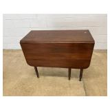 Mahogany Drop Leaf Gate Leg Table