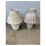 2 Various Ceramic Table Lamps