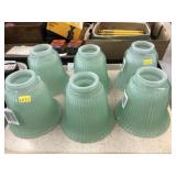(6) New Glass Lamp Shades