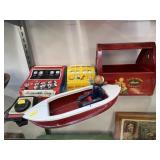 Vintage Pressed Steel and Tin Litho Toys