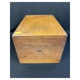 Oak File Box
