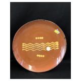 Greg Shooner Redware Plate