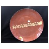 Greg Shooner Redware Plate