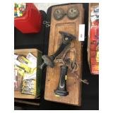 Oak Wall Phone