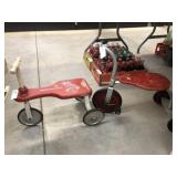 (2) Vintage Ride-On Tricycles