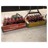 (2) Coca-Cola Beverage Crates with Bottles