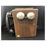 Oak Wall Phone