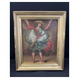 Unsigned European Oil On Canvas