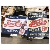 (2) Contemporary Pepsi-Cola Signs