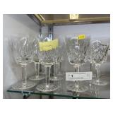 (11) Waterford Crystal Water Goblets