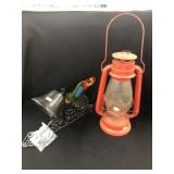 Cast Iron Bell with Lantern
