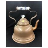 Copper Gooseneck Teapot