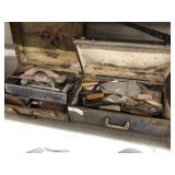 (2) Suitcases with Trowels
