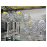 Waterford Crystal Wine and Brandy Glasses
