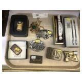 Belt Buckles with Cross Pens
