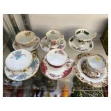 Chinaware Cups and Saucers