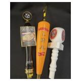 (3) Advertising Tap Handles