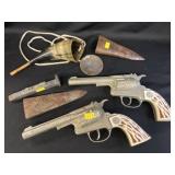 Cap Guns, Tobacco Spears, Powderhorn