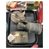 Coffee Mill, Check Writer, Slicer