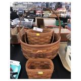 (3) Longaberger Baskets